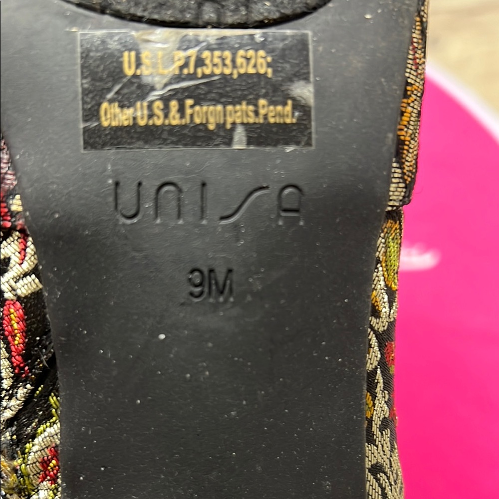 Unisa Tapestry Ankle Boots Sleek Modern Design - Picture 2 of 5